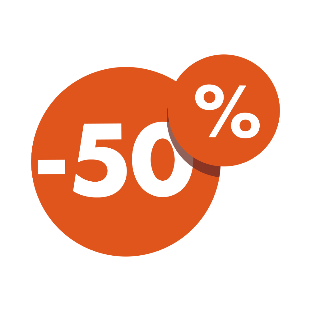 Bis zu 50 Prozent Rabatt